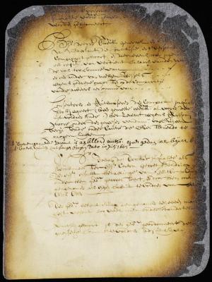 Judgment at the suit of Johan de Decker against Gerrit Hendricks, as security for a debt due by Aris Otte
