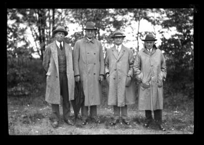 Dean Nelson Brown, State Senator Charles Hewitt, Commissioner Alexander Macdonald and former Commissioner George Pratt