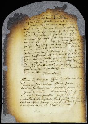 Petition of Thomas Lambertsen, George Probatskin, Wynant Pietersen and others for leave to form a hamlet in the rear of the Walebocht
