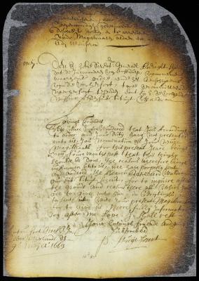 Letter from director Stuyvesant to the magistrates of Eastdorp (Westchester)