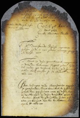 Order on the petition of Cornelis Barentsen Slecht
