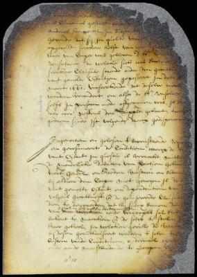 Order on a petition of the curators of the estate of Andries Herpertsen in regard to the sale of half an island to Jeremias van Renselaer