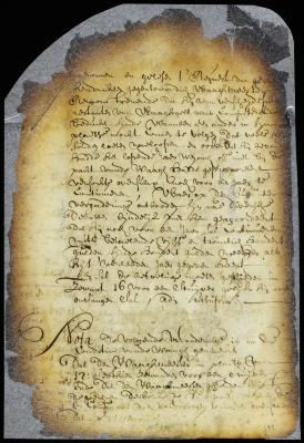Minute of farming of the weighhouse to Gerrit Hendricksen, with alterations in the conditions