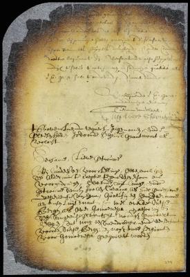 Petition of magistrates of Bergen requesting the appointment of Caspar Steinmets to be commander of the militia there