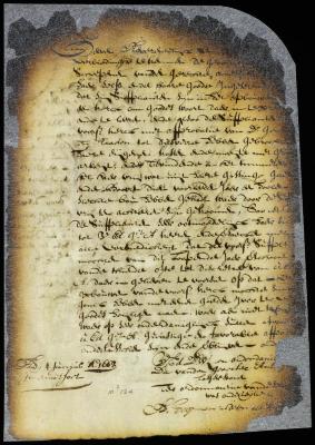 Petition of town of Amersfoort for an aid to complete their church
