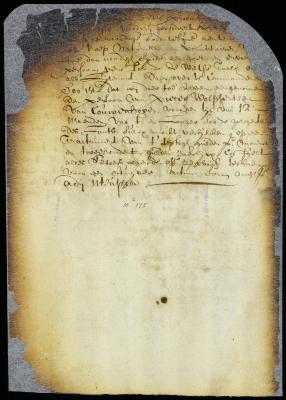 Appointment of Peter Wolphertsen van Couwenhoven to be lieutenant