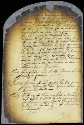 Proclamation calling for volunteers for the war against the Esopus Indians in English