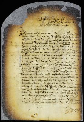 Petition of Christopher Davids for permission to re-enter on land at the Esopus