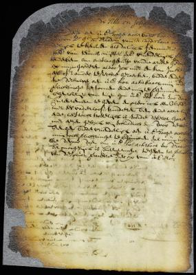 Petition of Femmetje Jansen, widow of Theunis Nyssen, for removal of an attachment on her property