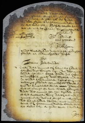 Circular to the towns around New Amsterdam, notifying them of a massacre of whites at Esopus by the Indians
