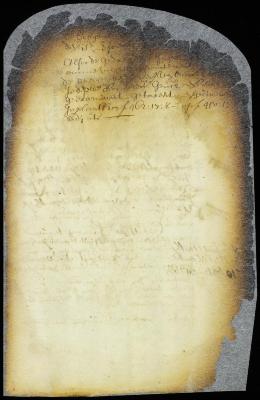 Minute taxing the costs in the case of Frans Jansen van Hochten against the heirs of Wolphert Gerritsen van Couwenhoven