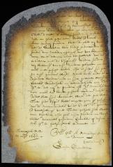 Petition of Goosen Gerrits to be indemnified for the loss of two horses sold by the military at the Esopus
