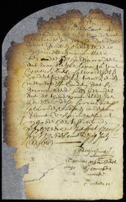 Agreement of town of Middelburgh for the tenths