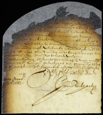 Petition of Joannes Withart for the return of a quantity of musket balls seized by the government