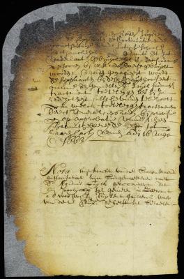 Minute authorizing the burgomasters to engage Mr. Luyck at a salary on the city's account, of which the government will pay half