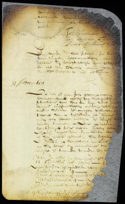 Minute for permission to the Indians of Wickquaeskeck to fish near Haerlem