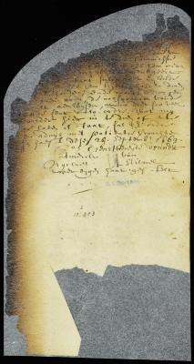 Letter from Nicolas Stillwell to secretary van Ruyven