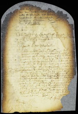 Letter from secretary Van Ruyven to the magistrates of New Utrecht
