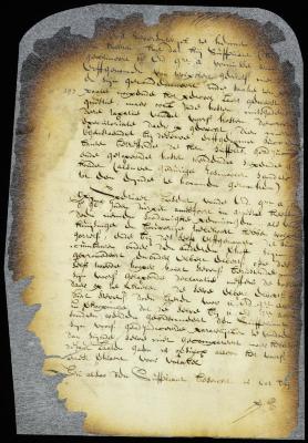 Petition of Frans Jansen van Hoochten that Elbert Elbertsen and Coert Stevensen pay him proceeds of the sale of Wolfert Gerritsen van Couwenhoven's property