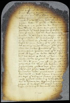 Proposals of the chiefs of Hackingkeshacky and Nyacks for an armistice with the Esopus Indians for two months