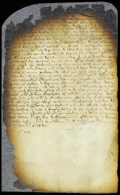Prosecution of Maria de Truyx for selling brandy to Indians