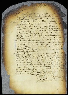 Complaint of the fiscal against Joost Goderus for stealing firewood