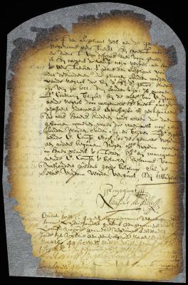 Order on the petition of Domingo Angola