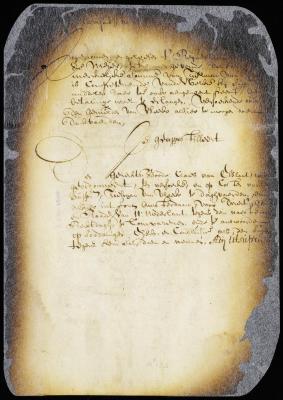 Order to court messenger to summon Tielman van Vleck to answer a demand of Nicolas de Meyer