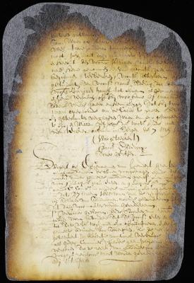Resolution to credit the account of Leendert Arentsen with a quantity of peas and rye