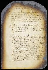 Proposals of Oratamy and other Hackingsack and Staten Island Indians, and answer