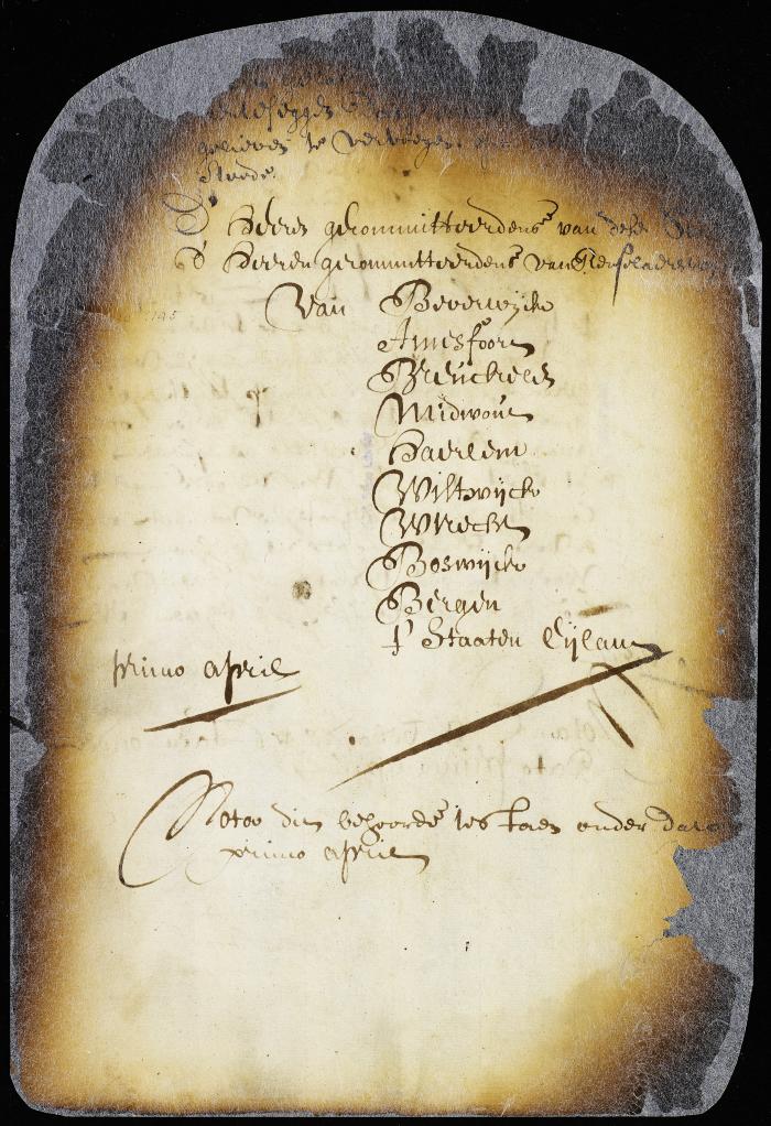 Writ summoning the several towns to send delegates to a general assembly to be held on the 10th instant