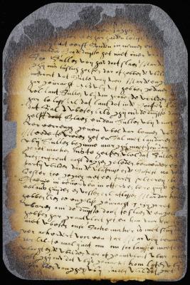 Report by Peter W. van Couwenhoven of information communicated to him respecting intrigues of the English with the Esopus and Wappinger Indians
