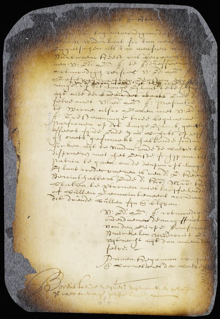 Petition of magistrates of Breuckelen, Midwout, Amesfoort and New Utrecht that a meeting be called of deputies from the Dutch villages on Long Island