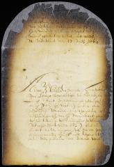 Sentence of William Jansen Traphagen of Lemgo