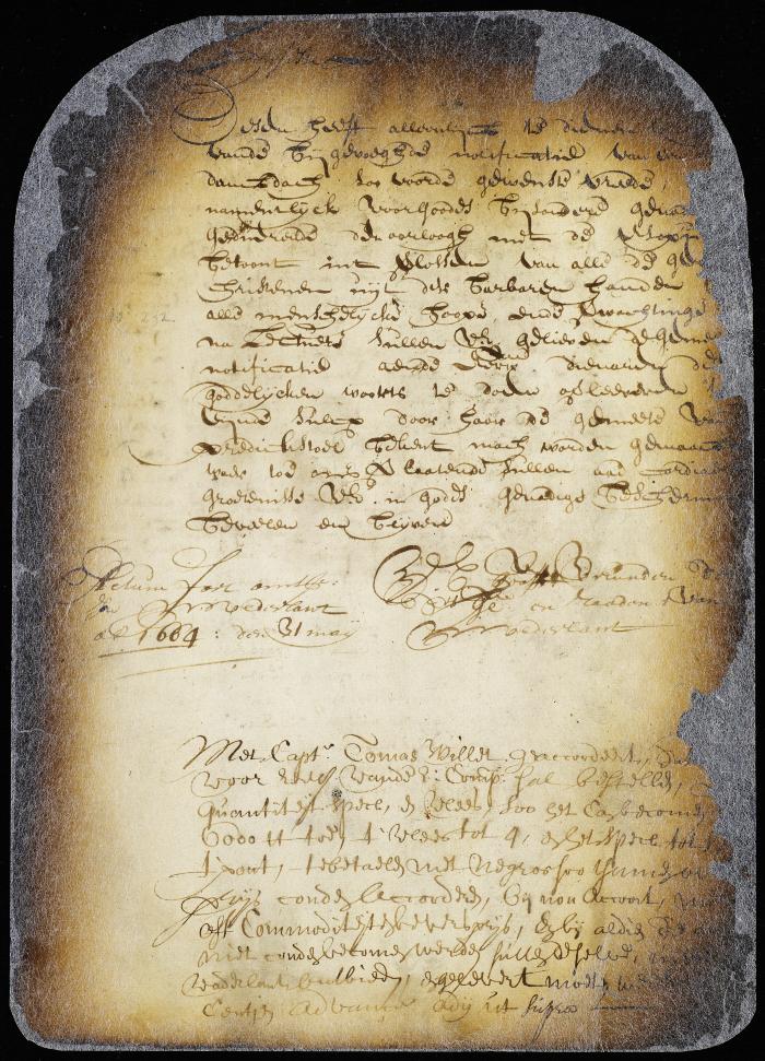 Circular communicating the proclamation of a day of general thanksgiving to the magistrates throughout the province