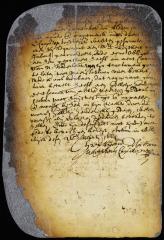 Certificate of ensign Nyssen and Mattheus Capito to the expenses incurred by Otto Jansen in his sickness