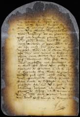 Petition of Jan Jansen for compensation for part of a lot at the Marketfield