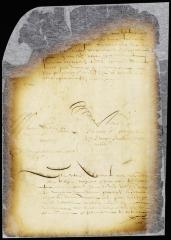 Minute of arraignment of François Soleil and his consent to marry Rose Jeelé