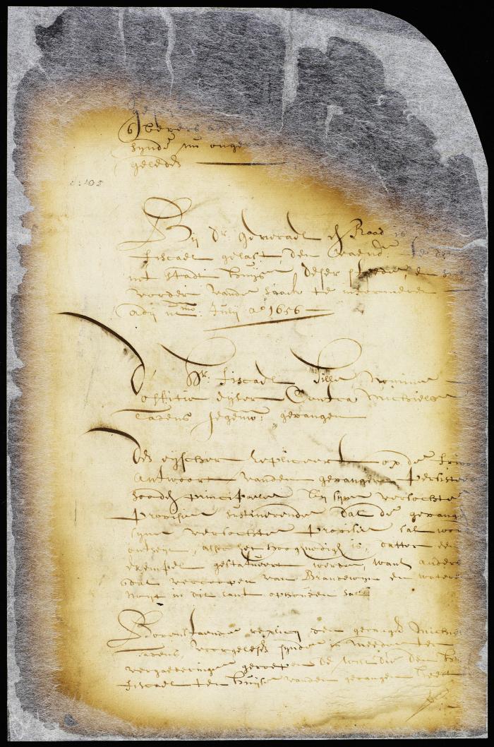 Order for the commitment of Dirck Smith