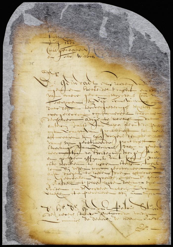 Order requiring Anthony Jansen to run and mark the courses of his bounds