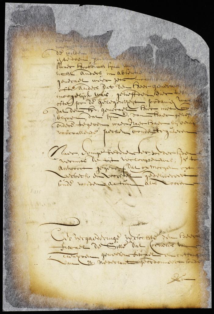 Minute of the schepens of Breuckelen, Midwout and Amesfoort asking the council that measures be adopted to pacify the Indians
