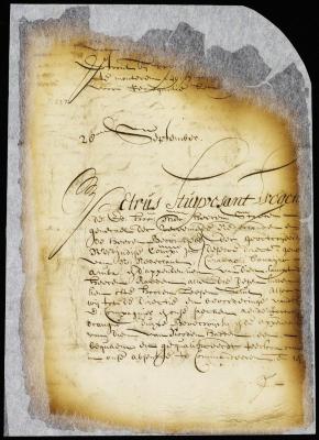 Commission of Johannes La Montagne to be vice-director at Fort Orange