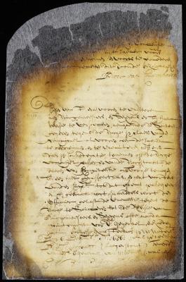 Order referring Peter Wolphertsen van Couwenhoven to the burgomasters and schepens of New Amsterdam