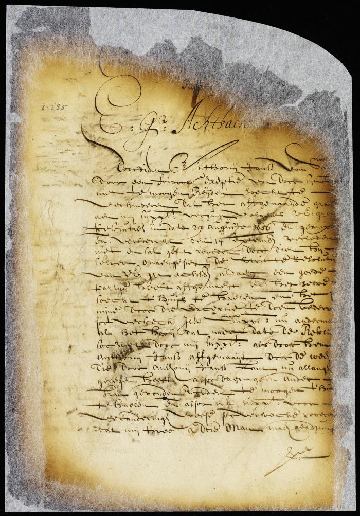 Petition of Jacques Corteljou for leave and assistance to remove some hay belonging to him