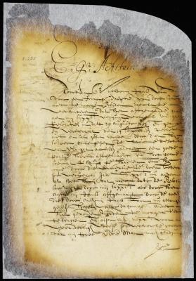 Petition of Jacques Corteljou for leave and assistance to remove some hay belonging to him