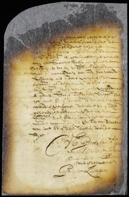 Petition of Peter Lucassen for payment of his account