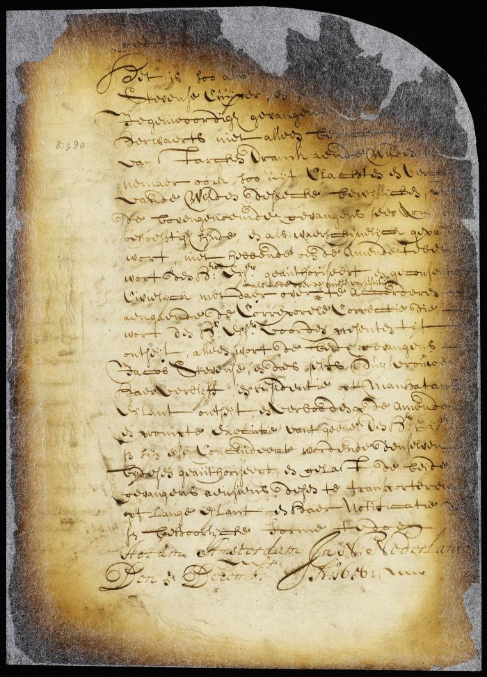 Sentence of Jacob Stevensen Kuyper and his wife