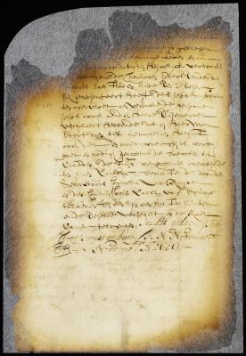 Order to seize and seal all the books and papers belonging to Cornelis van Tienhoven, late fiscal