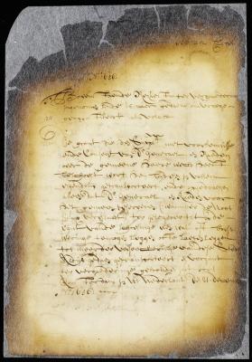 Order on the petition of Abraham Martense Clock