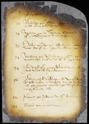 Calendar of ordinances, placards, and judgments for 1656
